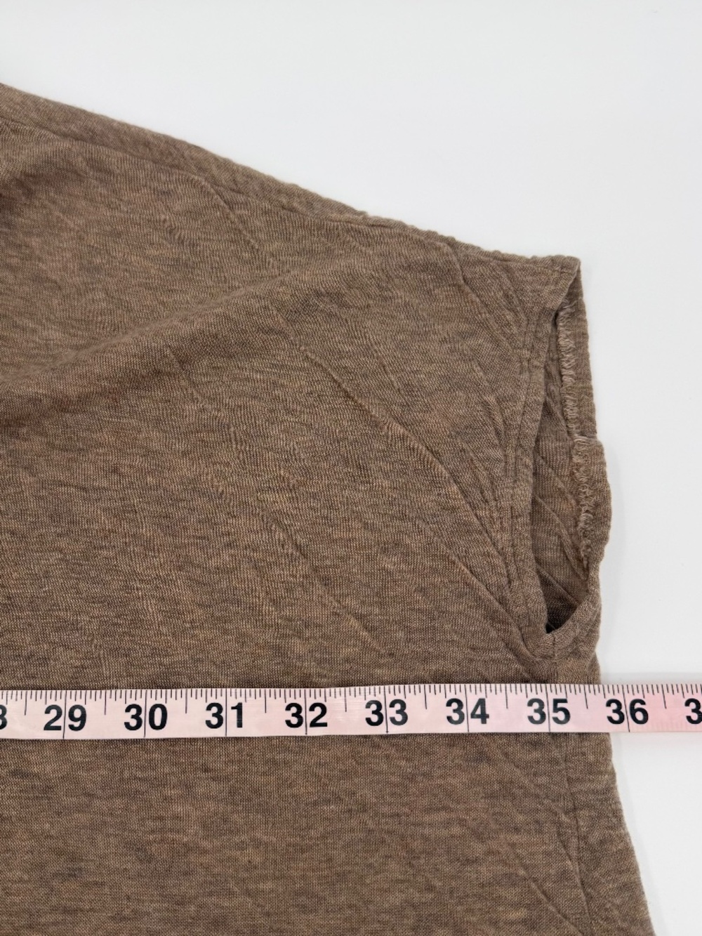 Bryn Walker Top Women Large Brown Short Sleeve Cowl Neck Lagenlook Knit Comfy - Picture 12 of 14